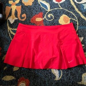 Nike women’s red tennis skirt